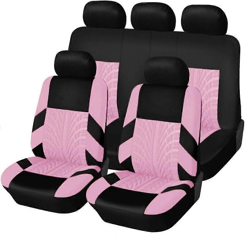Car Seat Cover Sets For Aston Martin Rapide 20142017, 5 Seats, Breathable Full Surround Protector, GPink