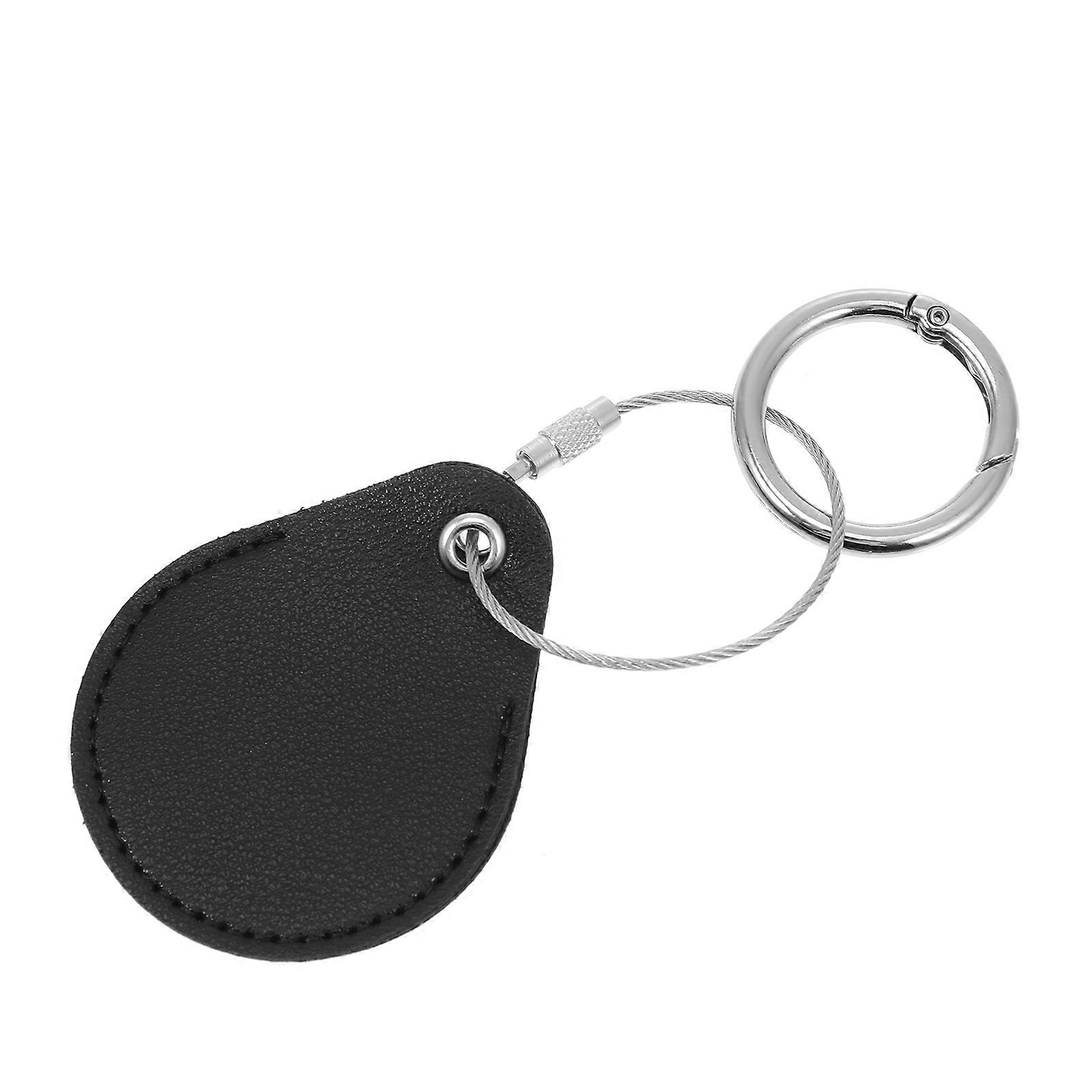 Practical Case Compatible With AirTags Designed For Valuables Owners 12.5X5X0.5CM Black 1Pc