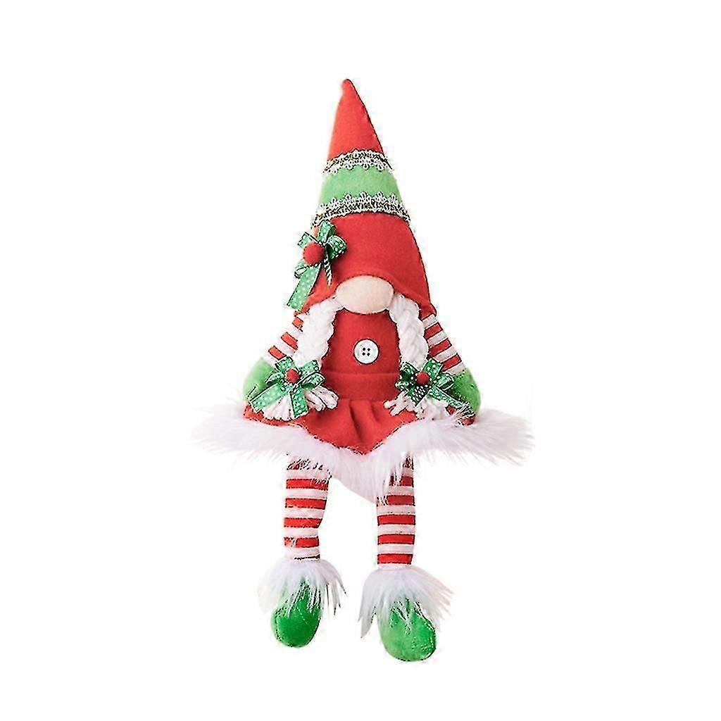 Household Decorative Red Green Gnome Doll Ornament Party Decoration Supplies