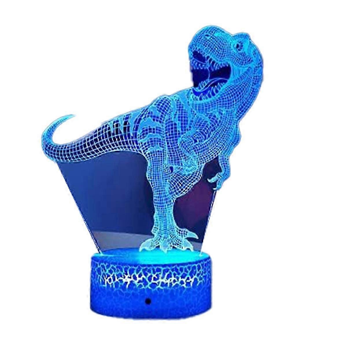 3D Dinosaur Night Light LED Dinosaur Light Domineering USB Desktop Night Light Colorful USB Gift Lig