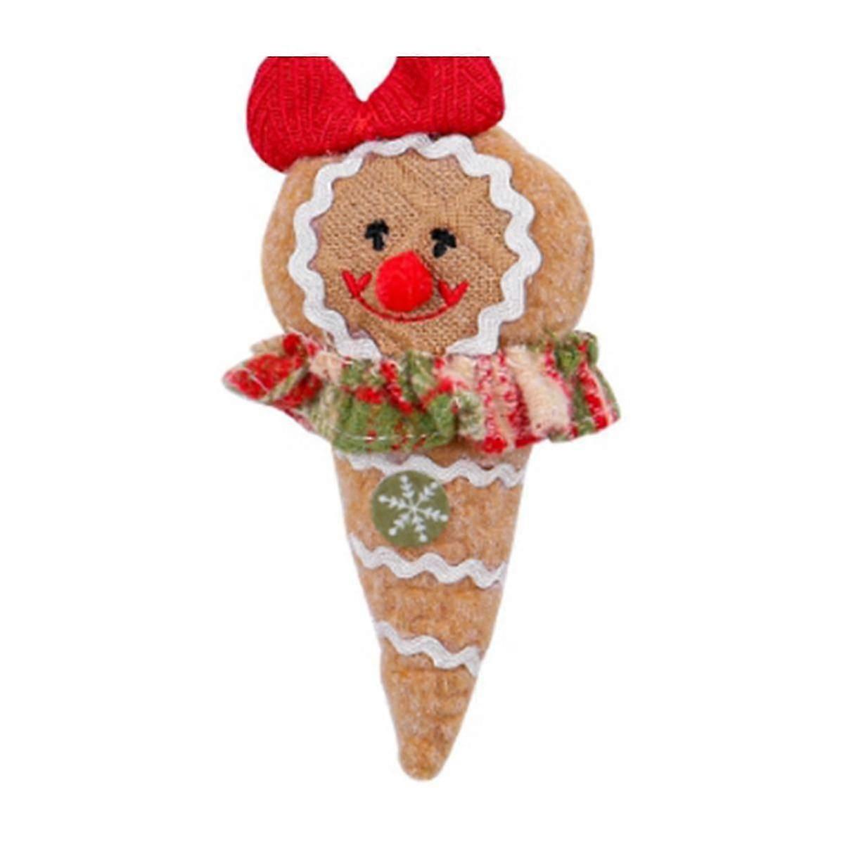 Christmas Figure Series Cloth Long Legs Window Decoration Christmas Tree Decor Christmas (D)