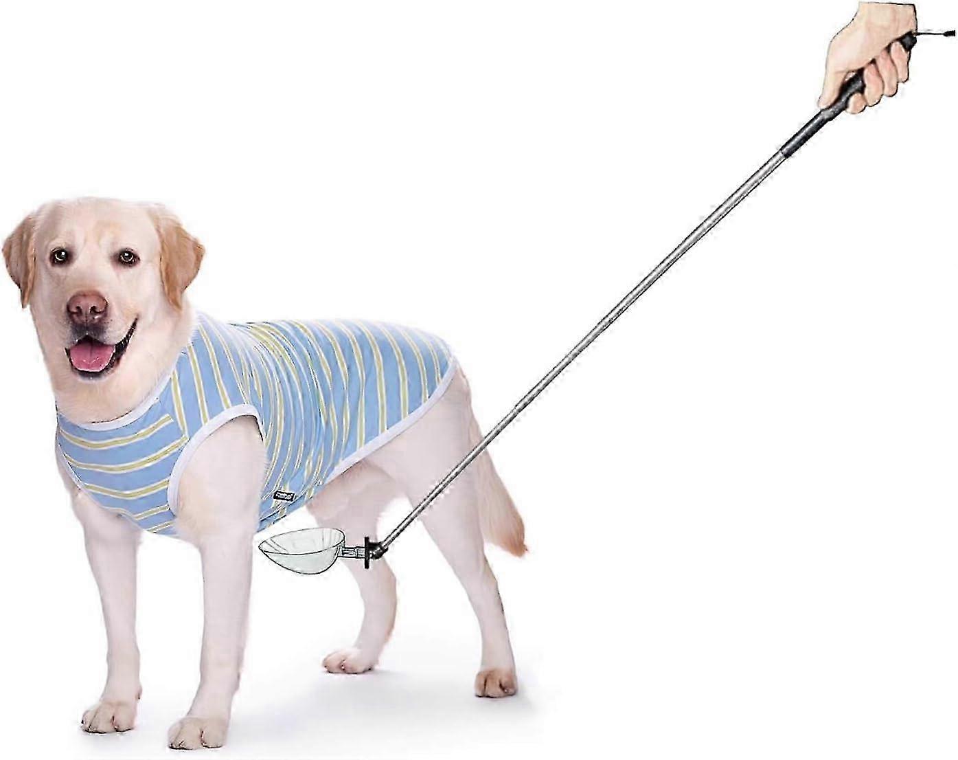 Adjustable Telescopic Pet Urine Collector Stick for Dogs and Cats, Long Handle for Easy Use