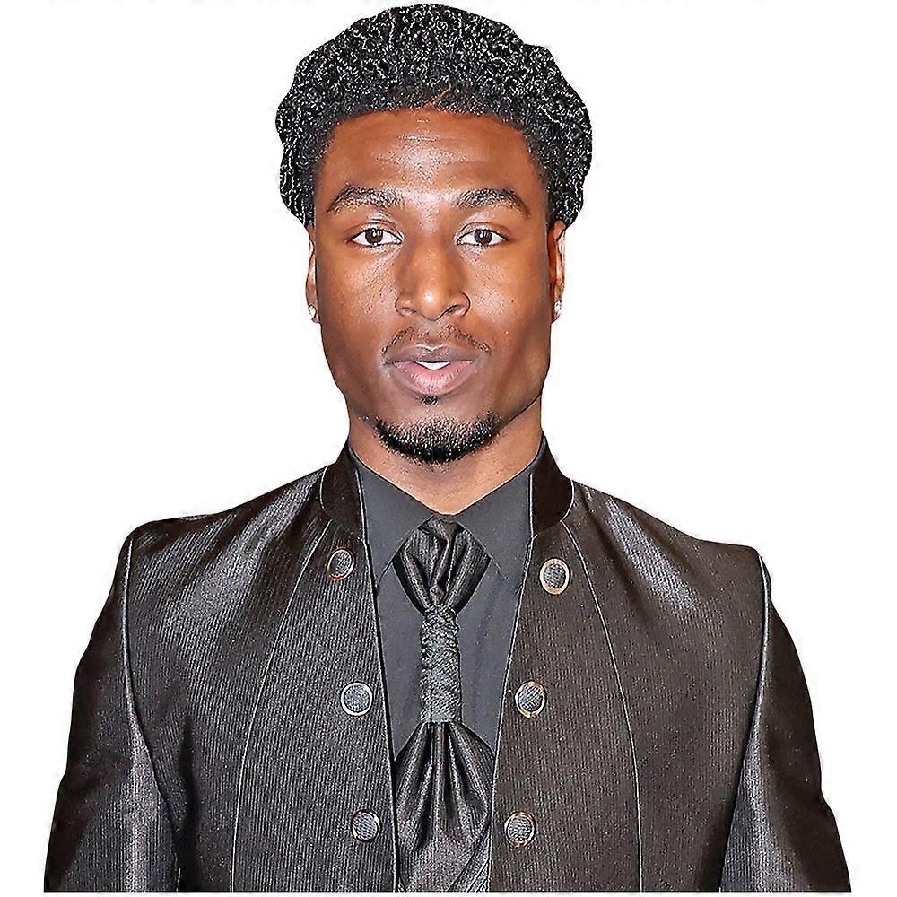 Dasan Frazier (Black Suit) Half Body Buddy Cutout