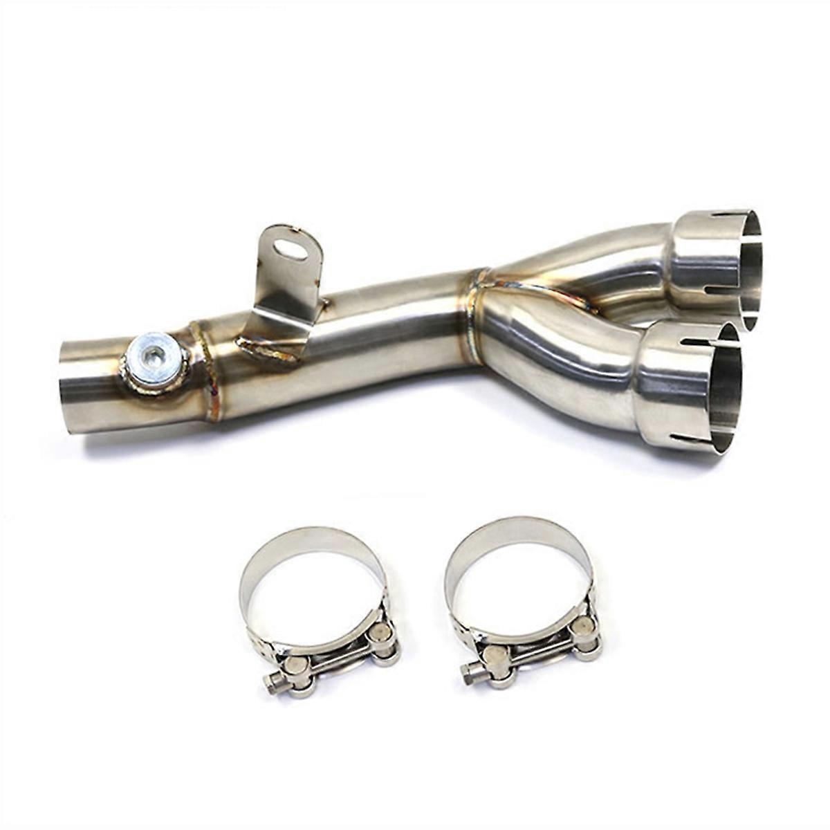 For R6 YZF R6 2006-2020 Exhaust Muffler Y Mid Pipe Link YZF-R6 Motorcycle Link Muffler Pipe System