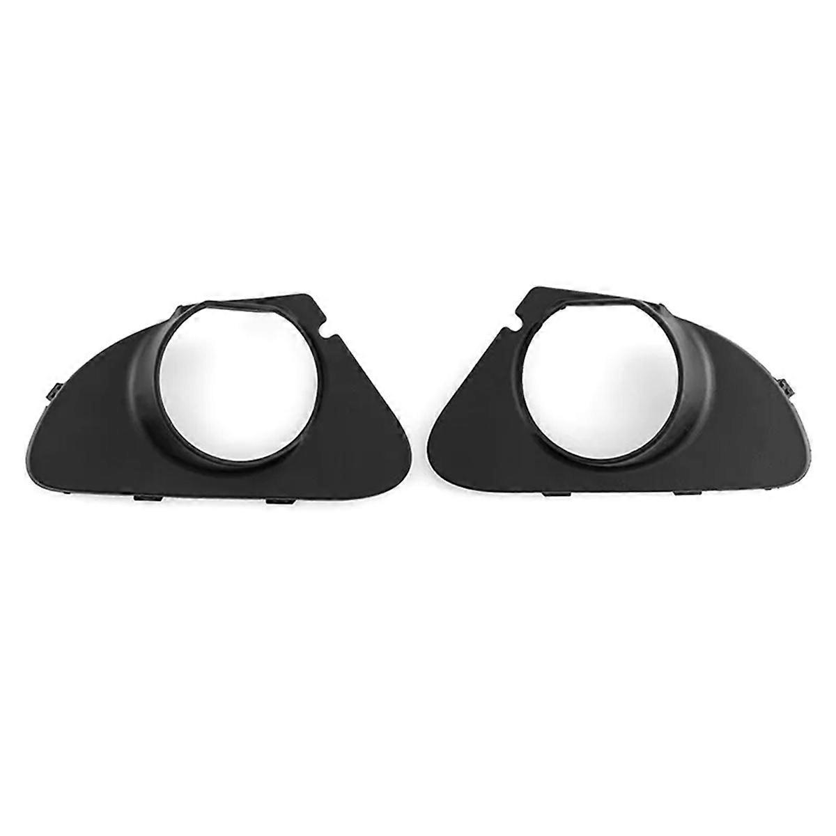 2X Front Bumper Car Fog Light Covers Frame Surround 51117055525 51117055526 for 6 Series E63 E64 2004-2010 2Door