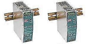 MEAN WELL EDR-120-12 Single Output DIN Rail Power Supply 12V 10 Amp 120W (2-(Pack)) 2025