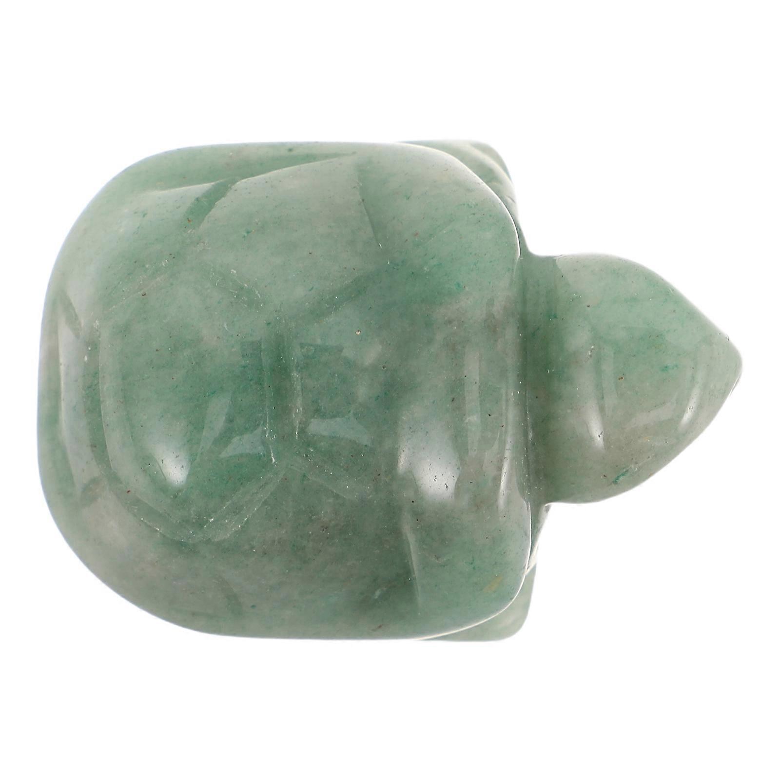 Handcrafted Aventurine Turtle Sculpture for Home 4Pcs Mini Crystal Figurines