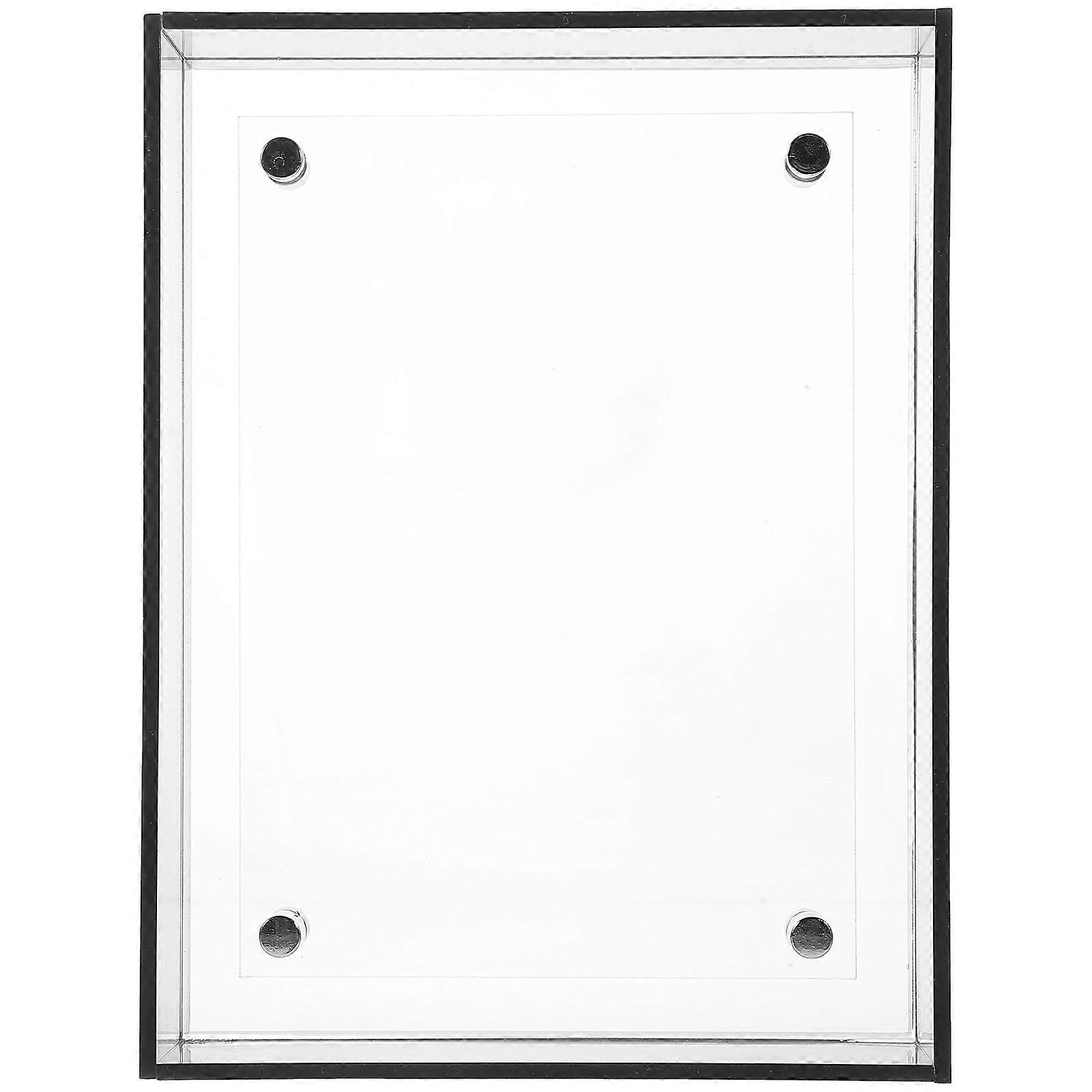 Desktop Photo Frame for Authorization Holder 3Pcs Acrylic Office Use