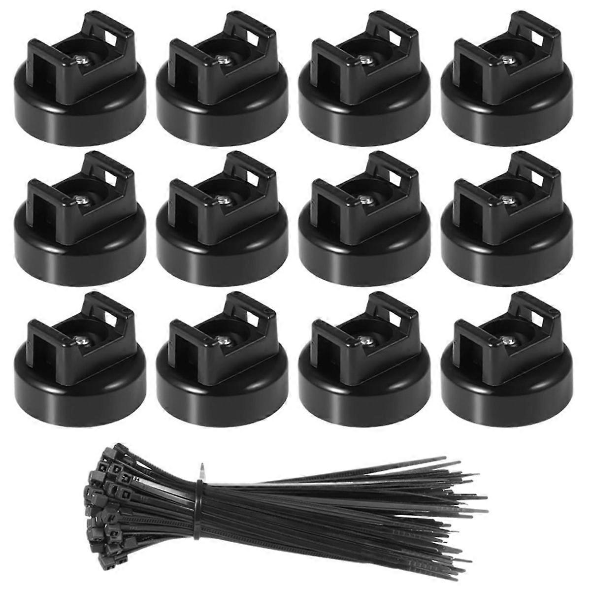 15pcs Magnetic Cable Zip Tie Base