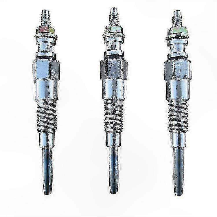 3pcs Glow Plugs for Kubota D722 D902 Engine - 16851-65512
