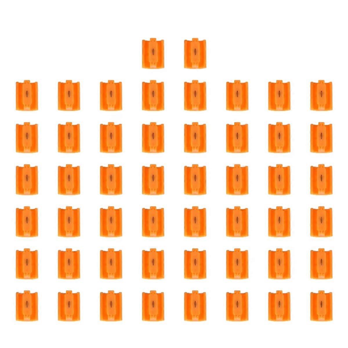 50Pcs Paper Trimmer Spare Knife Machine Paper Cutter MetalBlade with Automatic Security Safeguard fo