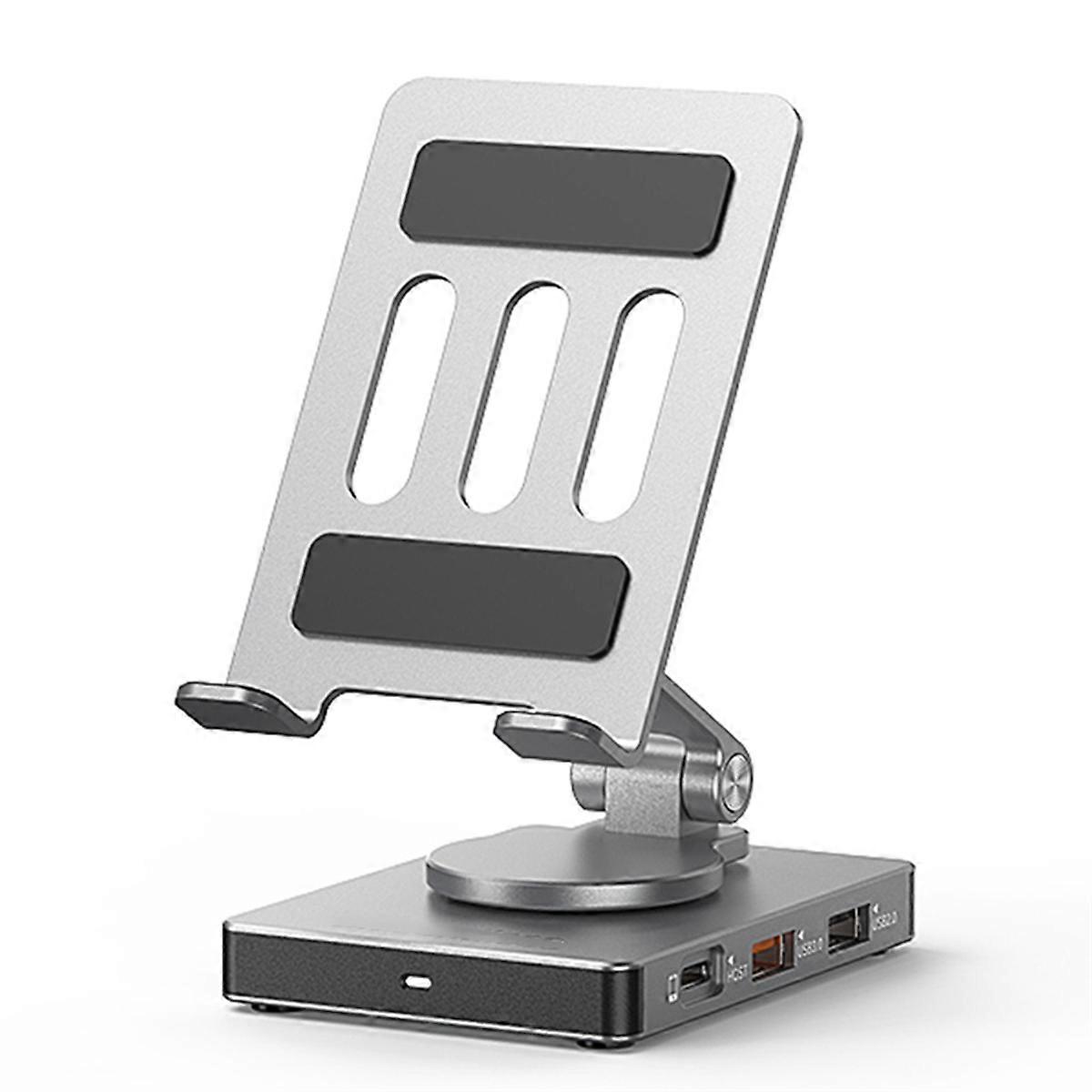 USB C Foldable Docking Station with 360°Rotation 5Gbps,SD TF Reader,PD 100W Phone Hub Holder for /S