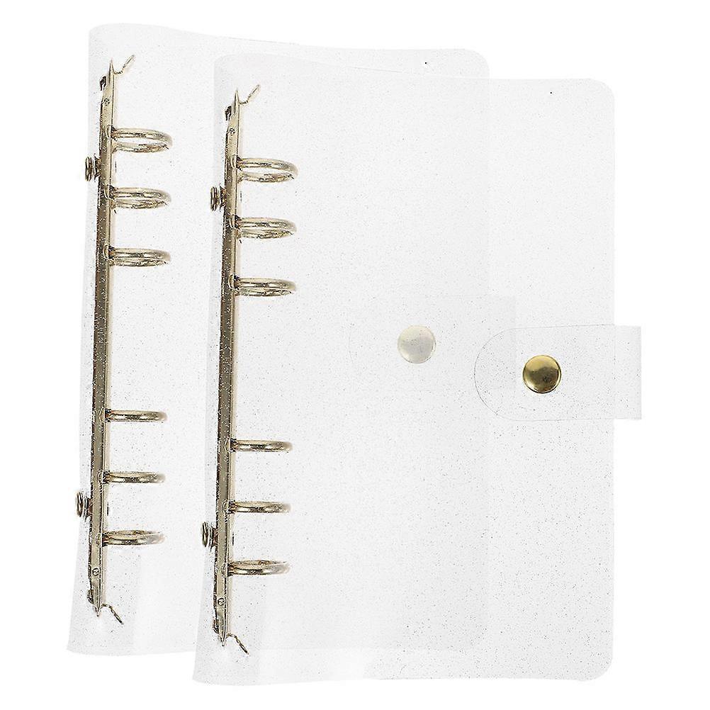 Reusable Notebook Binder Clear Binder for Protecting 10Pcs Transparent PVC