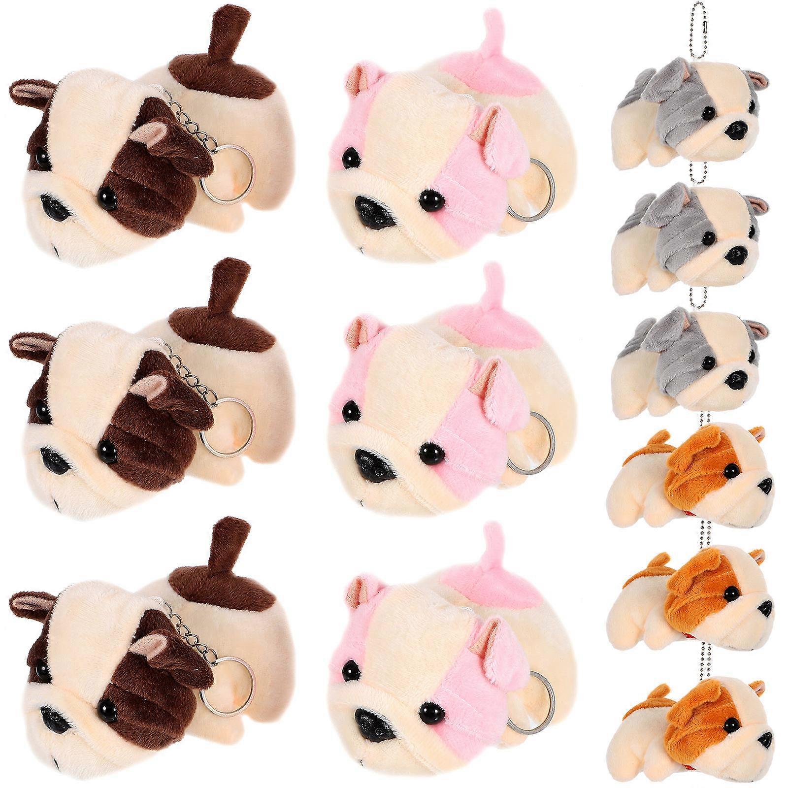 Key Chain Decorative Pendant 60 Pcs Assorted Color Cartoon Appearance Lightweight Design Daily Use Accessory