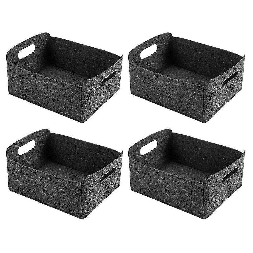 Fabric Storage Box Felt Basket for Bedroom Essentials 8Pcs Storage Basket