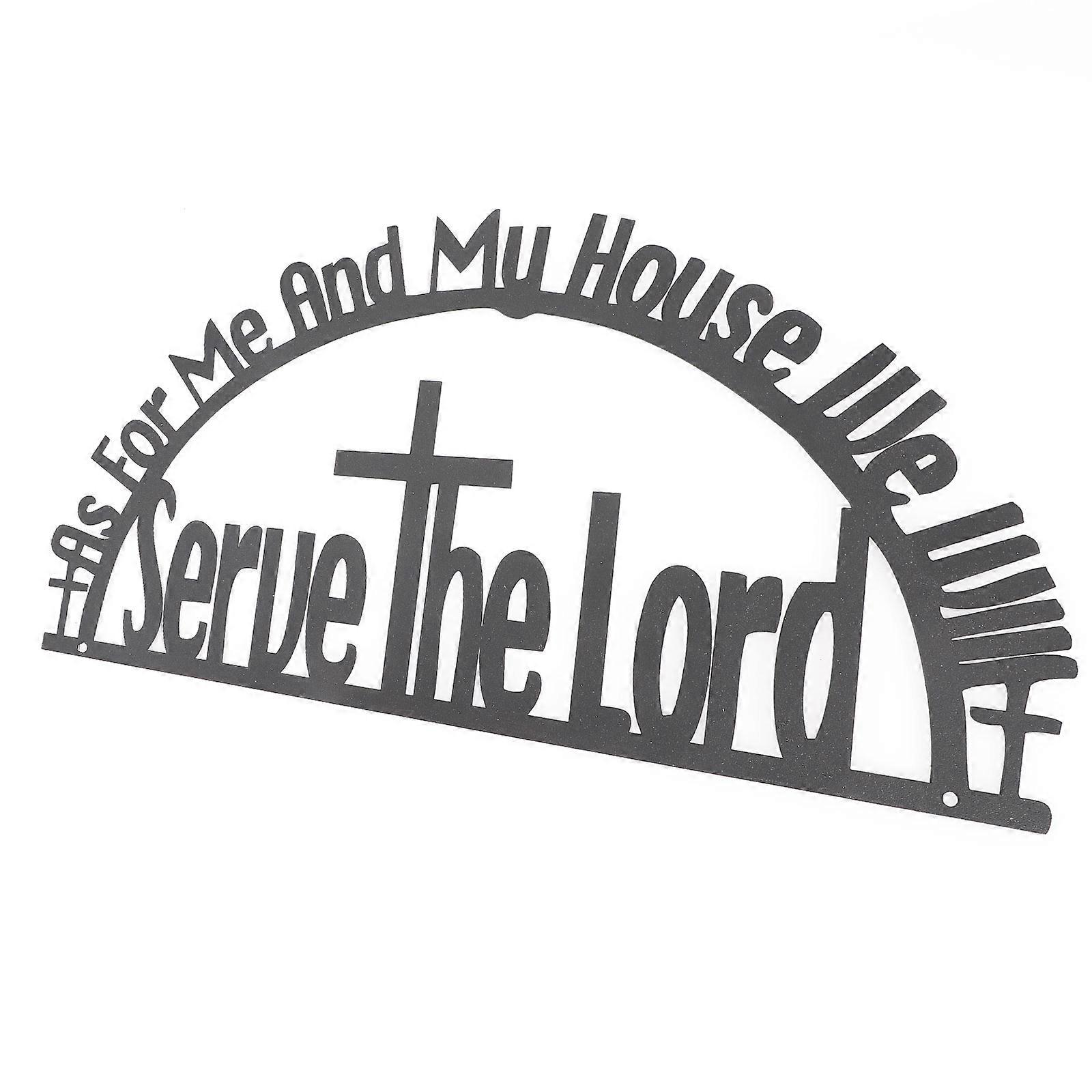 Black Wall Hanging Sign for Inspirational Decor 2Pcs