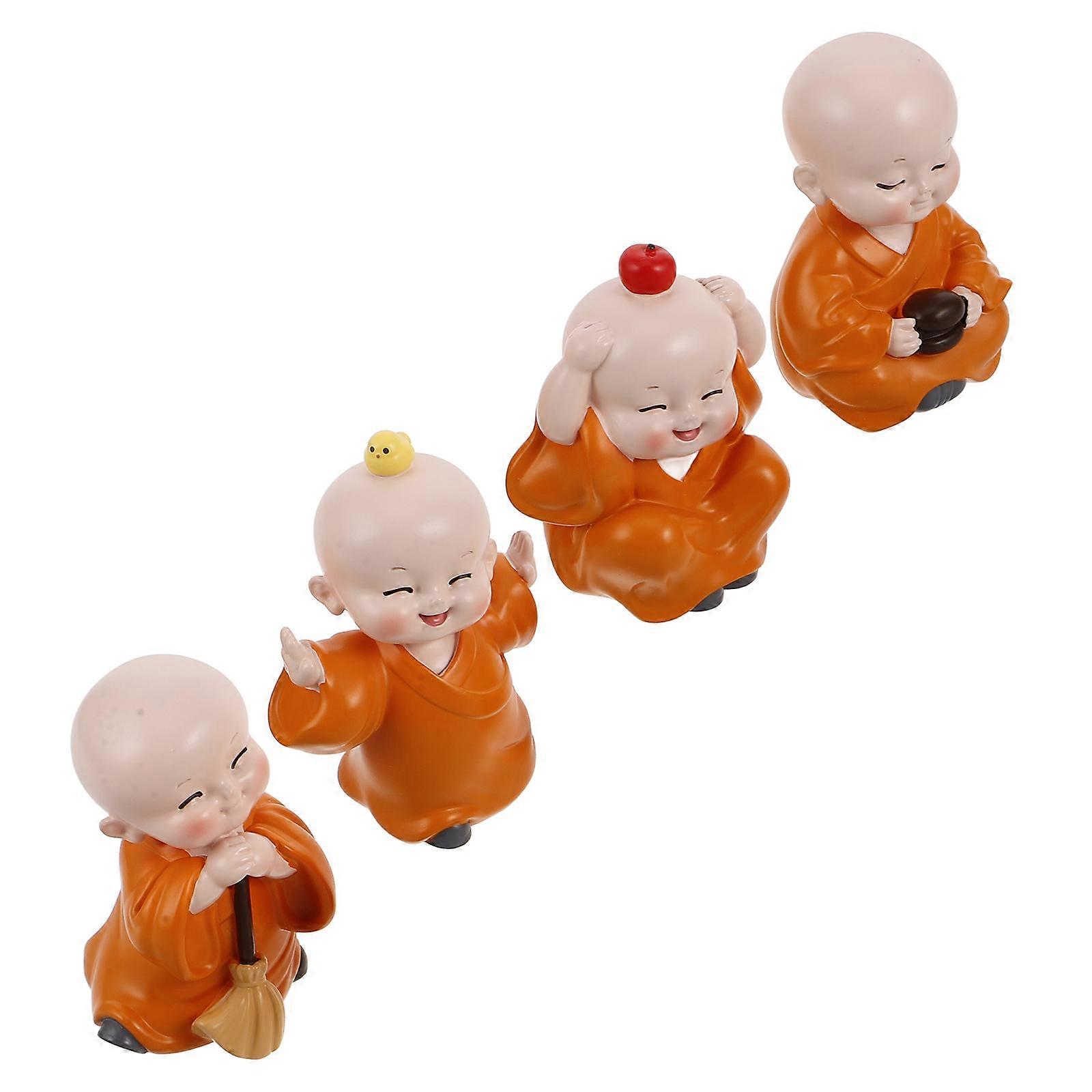 Car Dashboard Ornament Resin Decoration 8Pcs Set