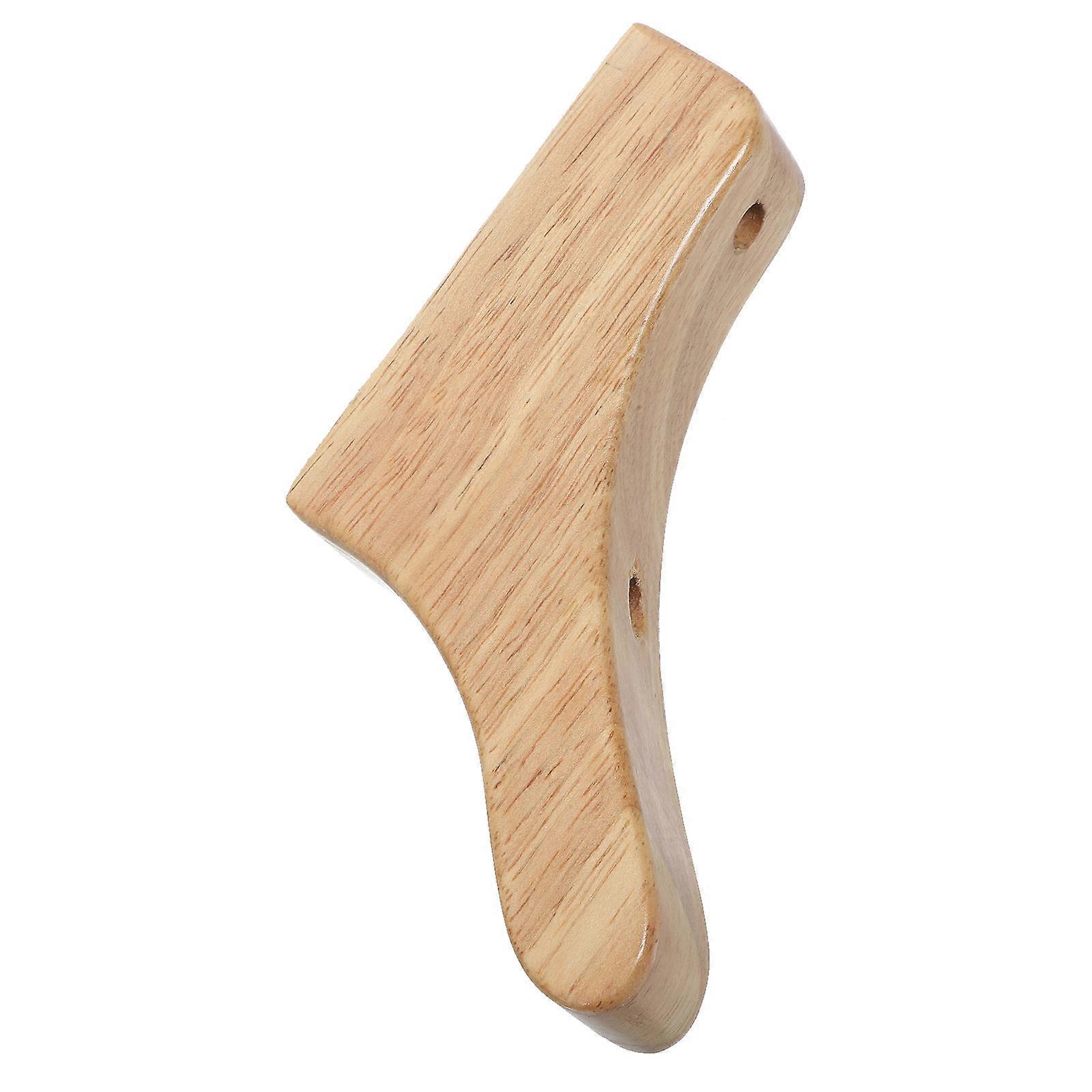 Khaki Guzheng Wall Mount Wooden Stand for Instrument 3Pcs Set