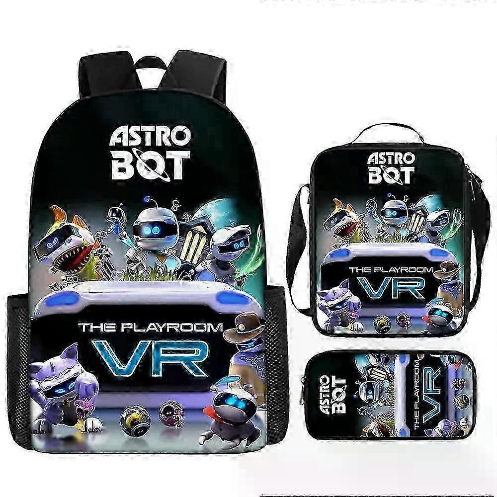 Astro Bot Plecak szkolny Robot do torby na długopisy dla studentów Torba na ramię - HF