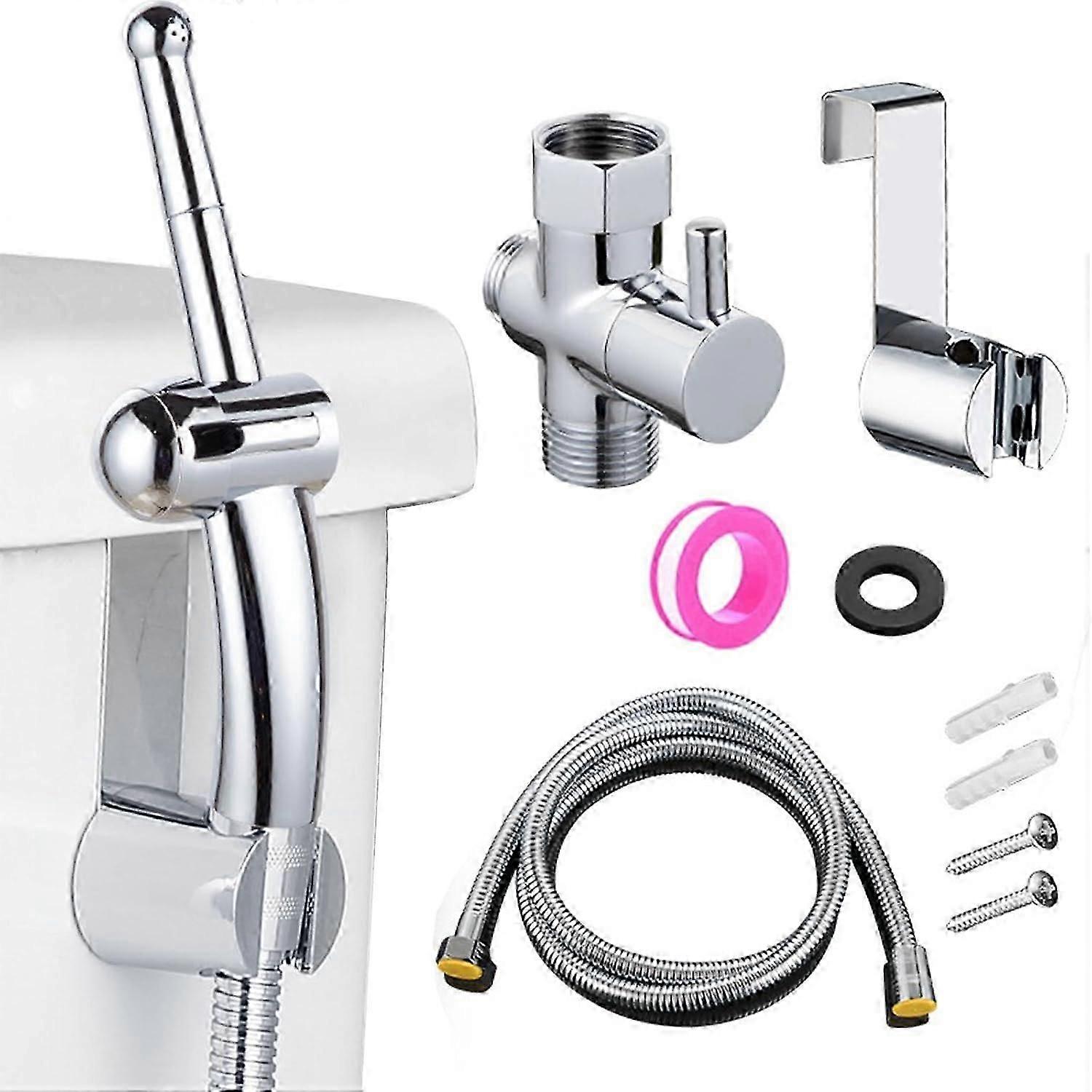 shower hose attachment with 48-inch length for hygiene