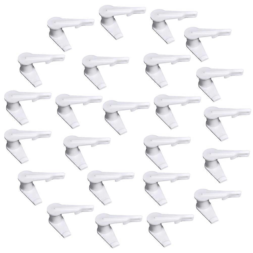 Rotating Lamp Shade Clip Ceiling Lamp Installation White Pp Lamp Holders 100Pcs