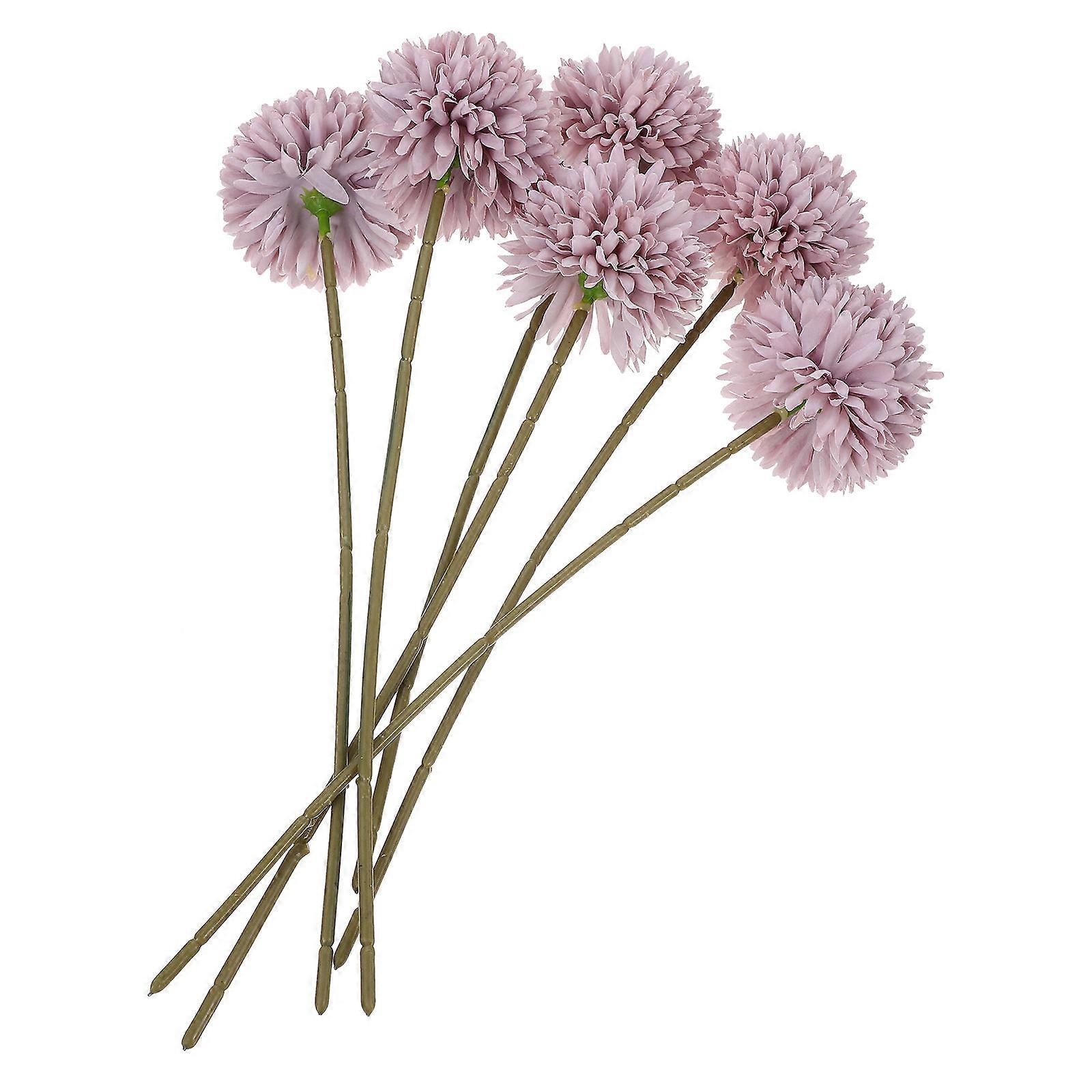 Violet Hydrangea Picks Artificial Flowers for Decoration Use 18Pcs Set