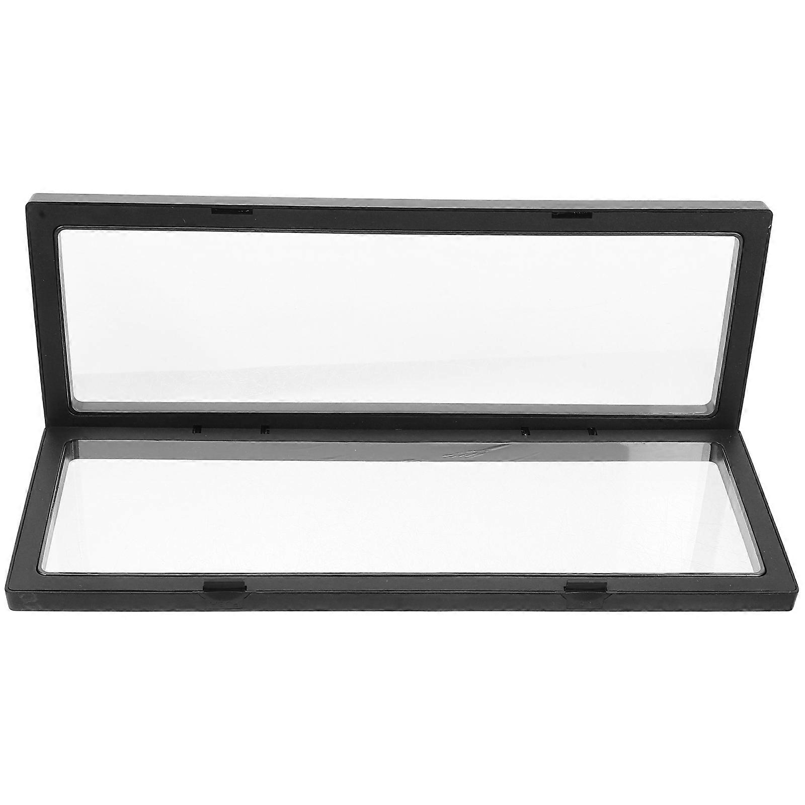 Black 3D Box Display Case for Collectors and Gift Recipients with Display Function 1Pcs