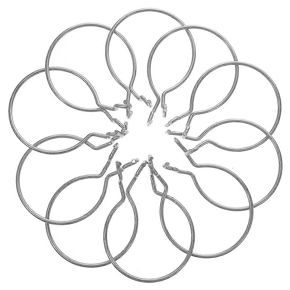 Pegboard Hanging Hooks For Storage Of Bins In Craft Room With Durable Iron Material And Sleek Silver Color 60 Pcs