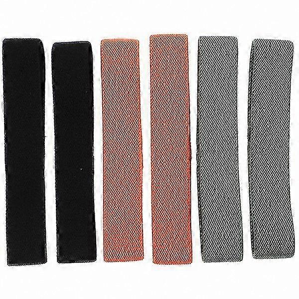 6-Pack Elastic Bands for Bento Boxes, Silicone Food Container Straps, Reusable Lunch Box Rubber Bands in Assorted Colors