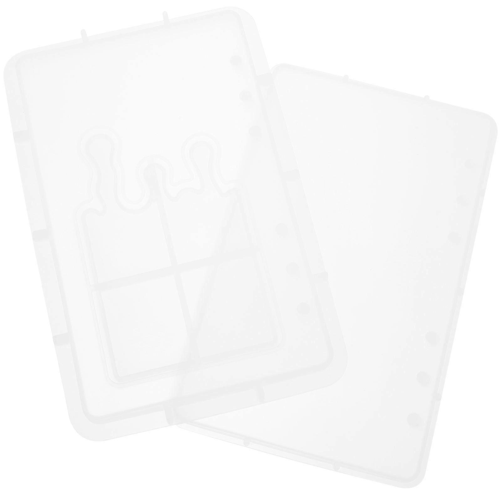 Epoxy Silicone Mold for Binder Notebook Cover 4Sets Creative DIY Set