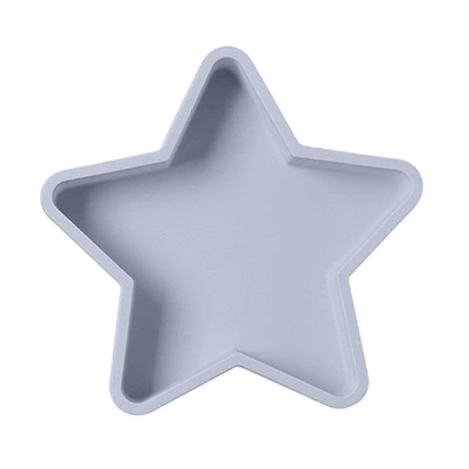 Non-stick silikonstjernebakeform for å lage bursdagskake