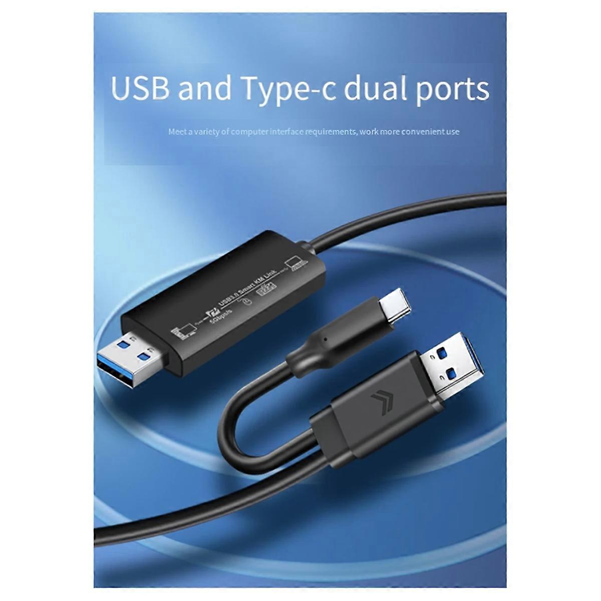 Sync Data Link Mouse Keyboard Share Link Computer Copy Cable