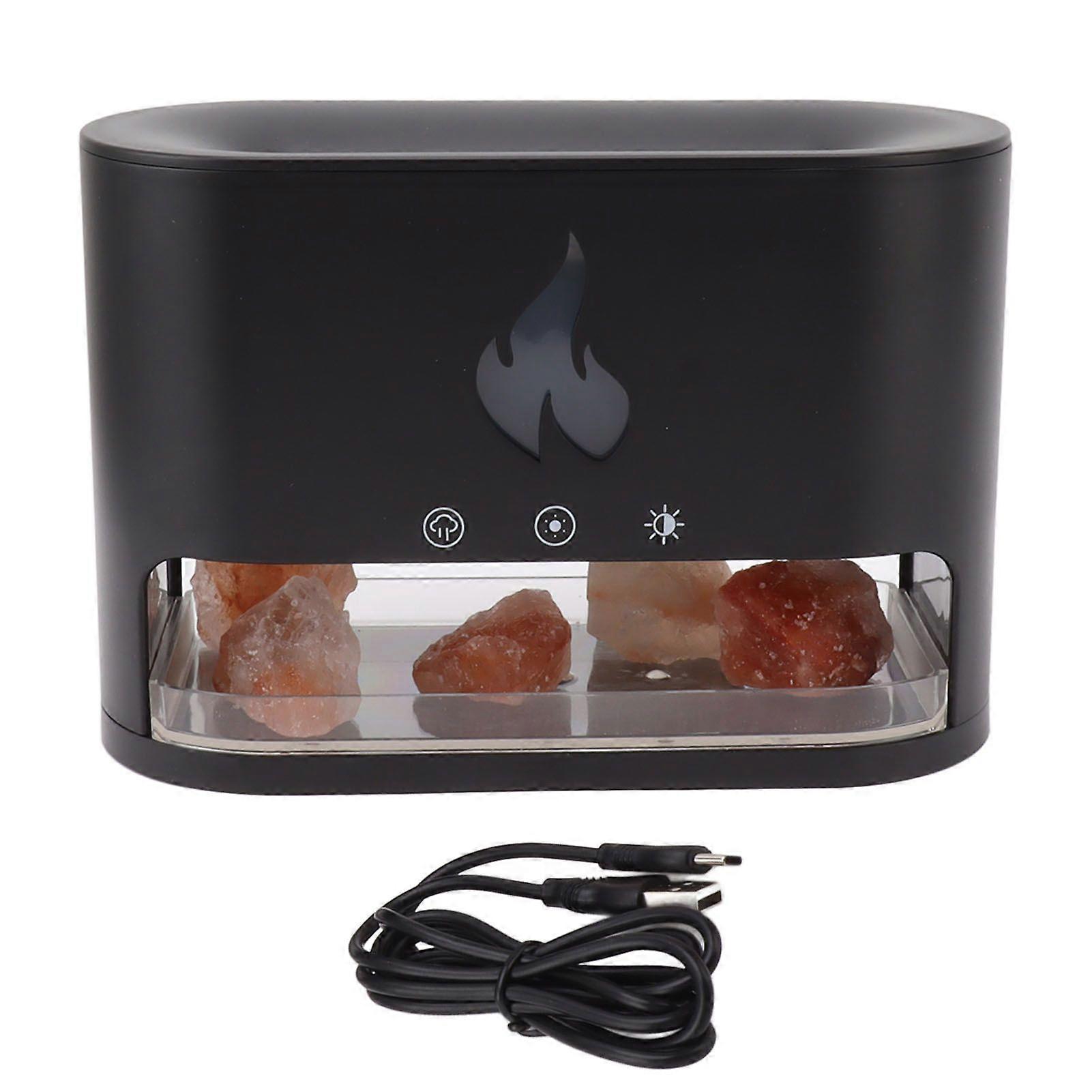 250ml Flame Air Diffuser Humidifier 7 Colors Flame Aromatherapy Diffuser for Home Use Office Use Gift