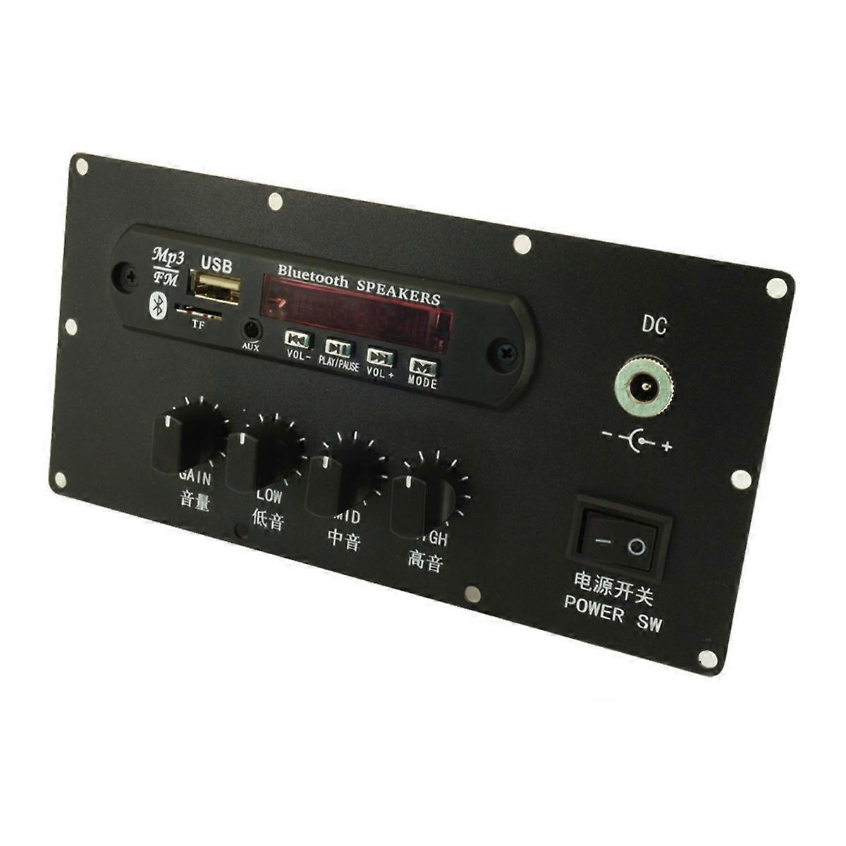 Preamplifier Tone Board Bluetooth Speaker MP3 Audio Modification Amplifier Board Control Panel DC9-2