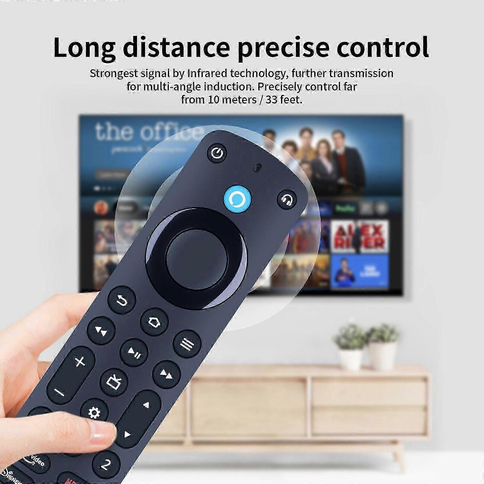 For Alexa Firestick Voice Remote Pro with Disney+/HULU/Netflix/Prime_c*