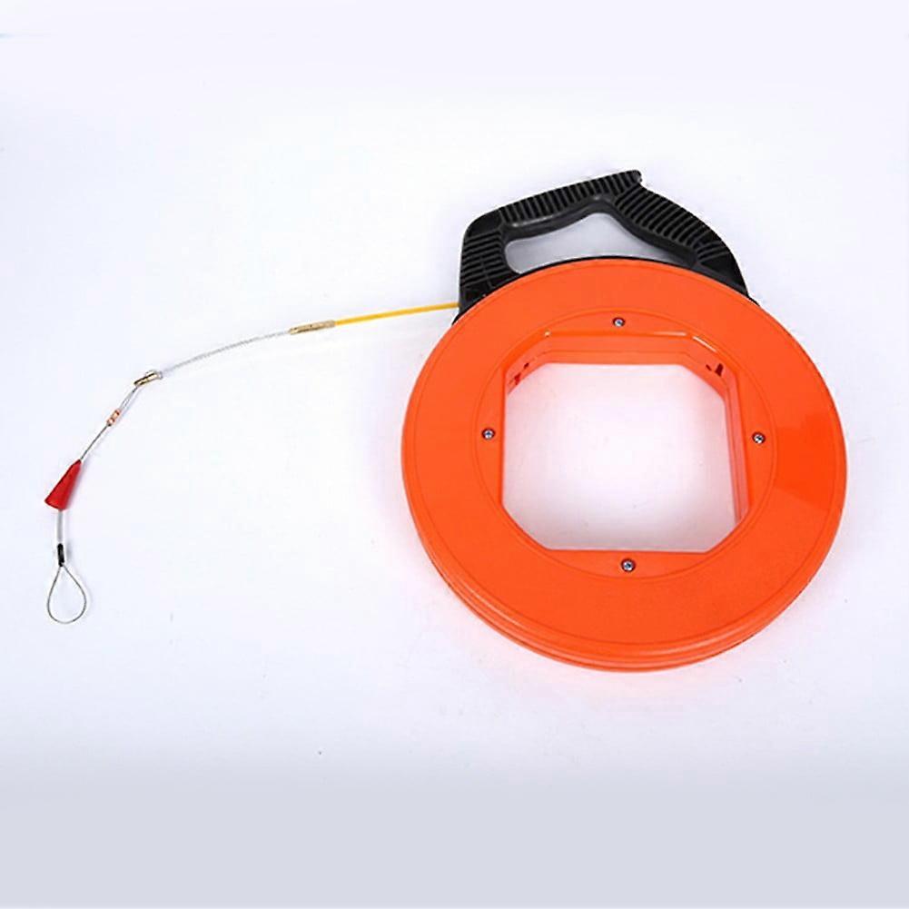 Orange spring head fiberglass fish-shaped cable puller cable puller wall cable