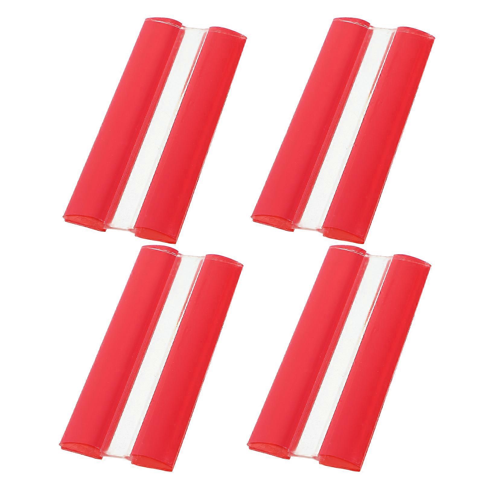 Self-Adhesive Cabinet Hinges Acrylic Hinges for Door Use 4Pcs Set