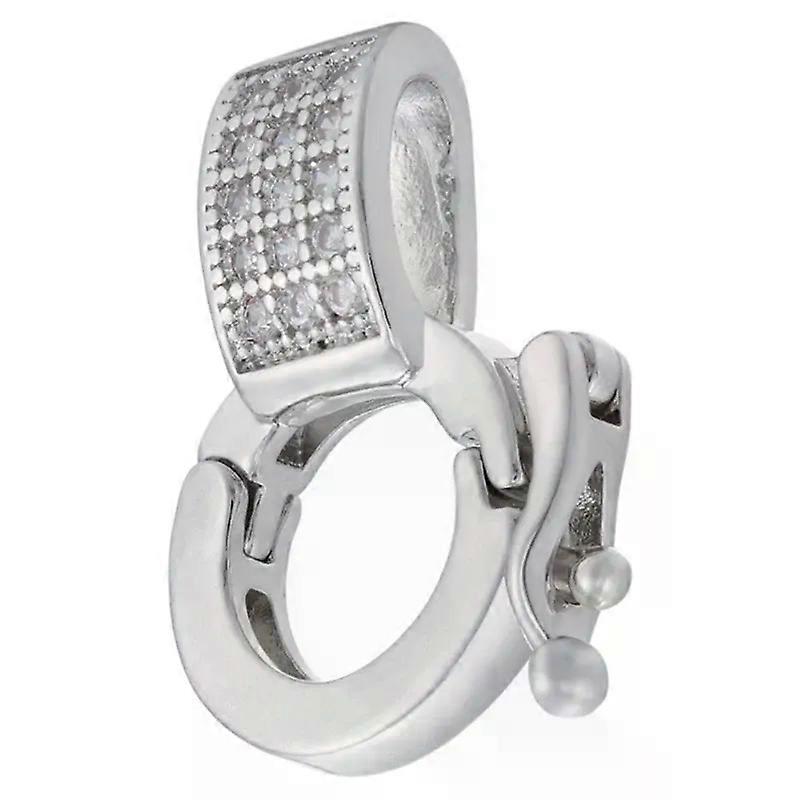 Fold Over Clasps Mini Enhancer Push Clasp Necklace Shortener Clasp Interchangeable Bail Clasps Jewelry Making Supplies