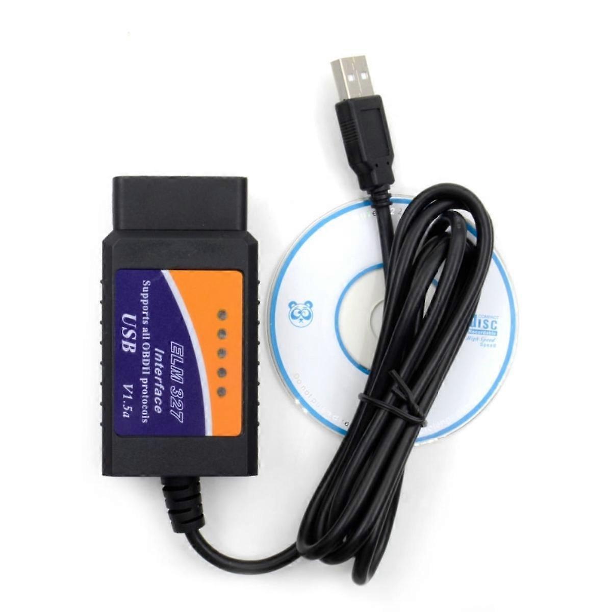 USB OBD2 Scanner for Ford, Universal Car Diagnostic Code Reader Tool, Compatible with for Ford Vehicles - Read & Clear Codes
