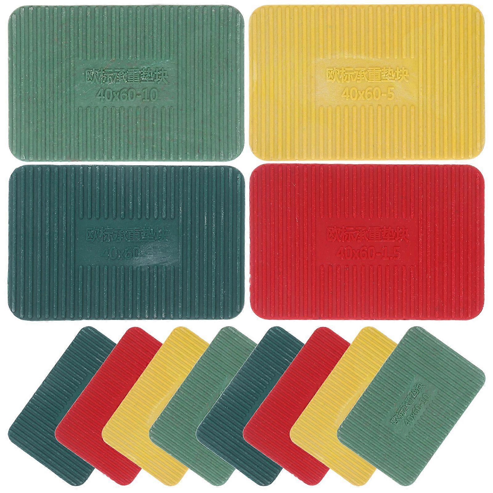 40 Pcs Plastic Shims: Door Window Support Shims - Flat Leveling Blocks - Glazing Frame Spacer Heavy Load Bearing for Glass Installation