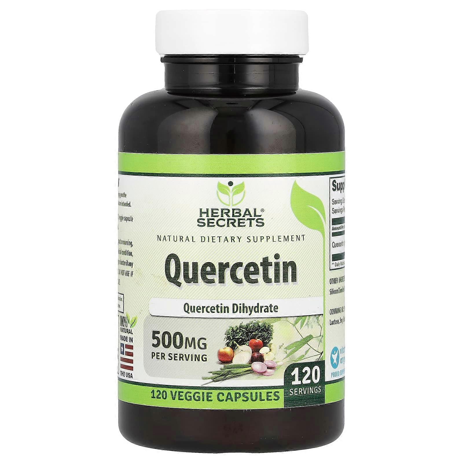 Quercetin, 500 mg, 120 Veggie Capsules