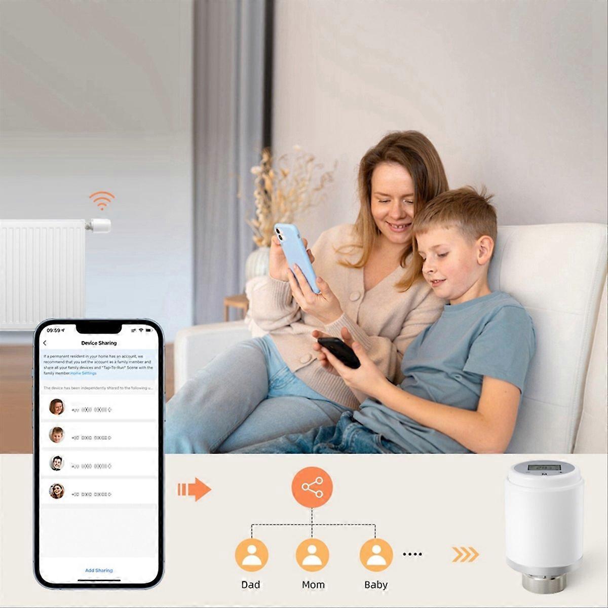 Tuya WiFi Smart Thermostat,TRV Thermostatic For ,Home,