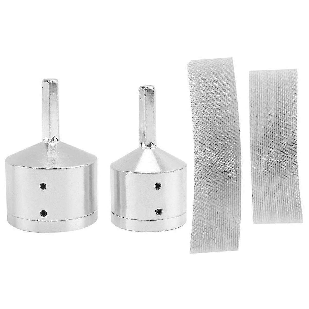 2 Pack Metal Copper Pipe Cleaner with 2 Replaceable Brushes for Power Drill