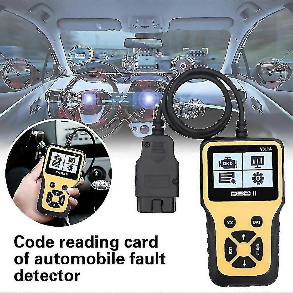 For Motorcycle Car Accessories Obd2 Scanner Color Screen Automobile Fault Detector