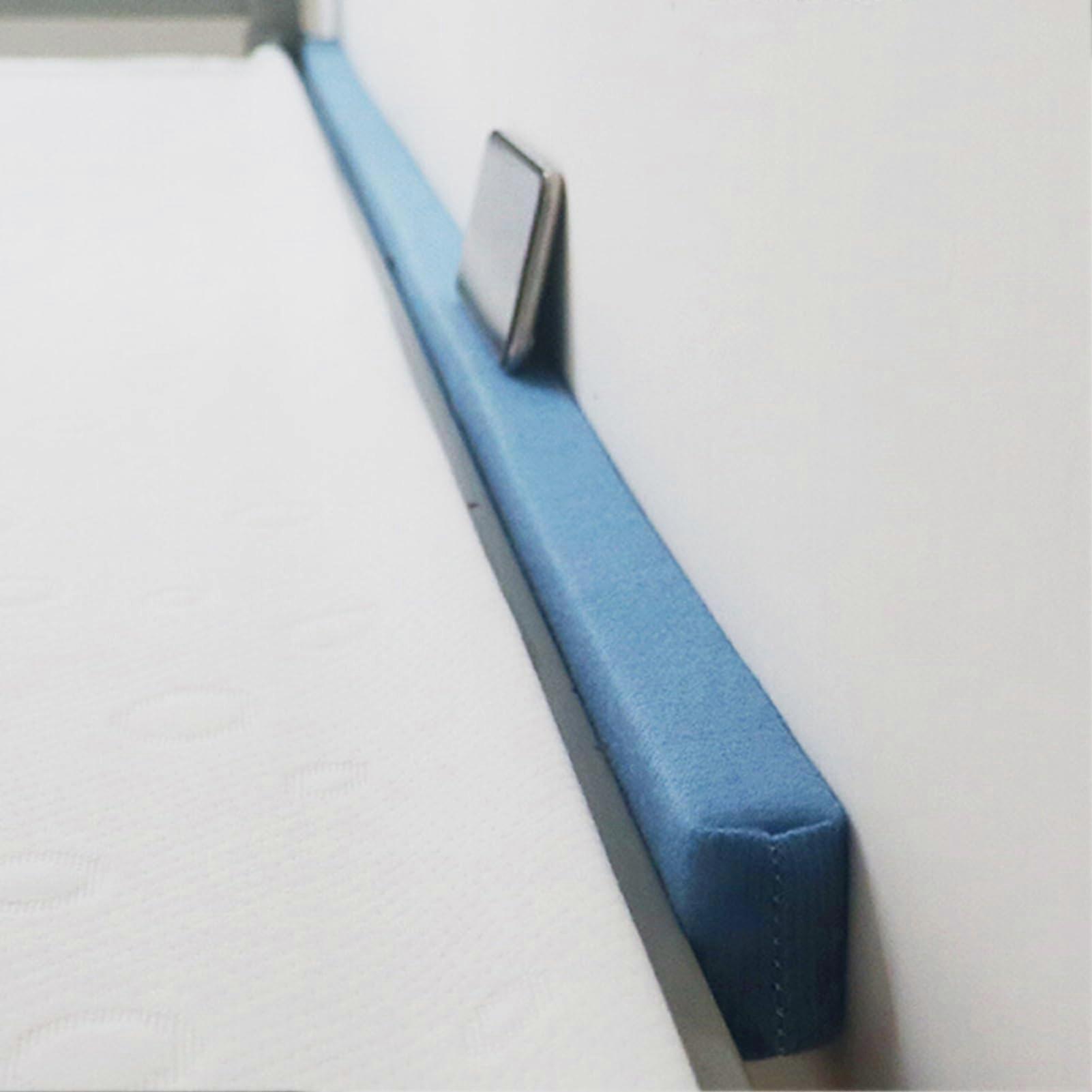 Memory Foam Bed Wedge Pillow Gap Filler For Headboard/Wall, Mattress Extender For Single To King Beds, 80x2x8 In