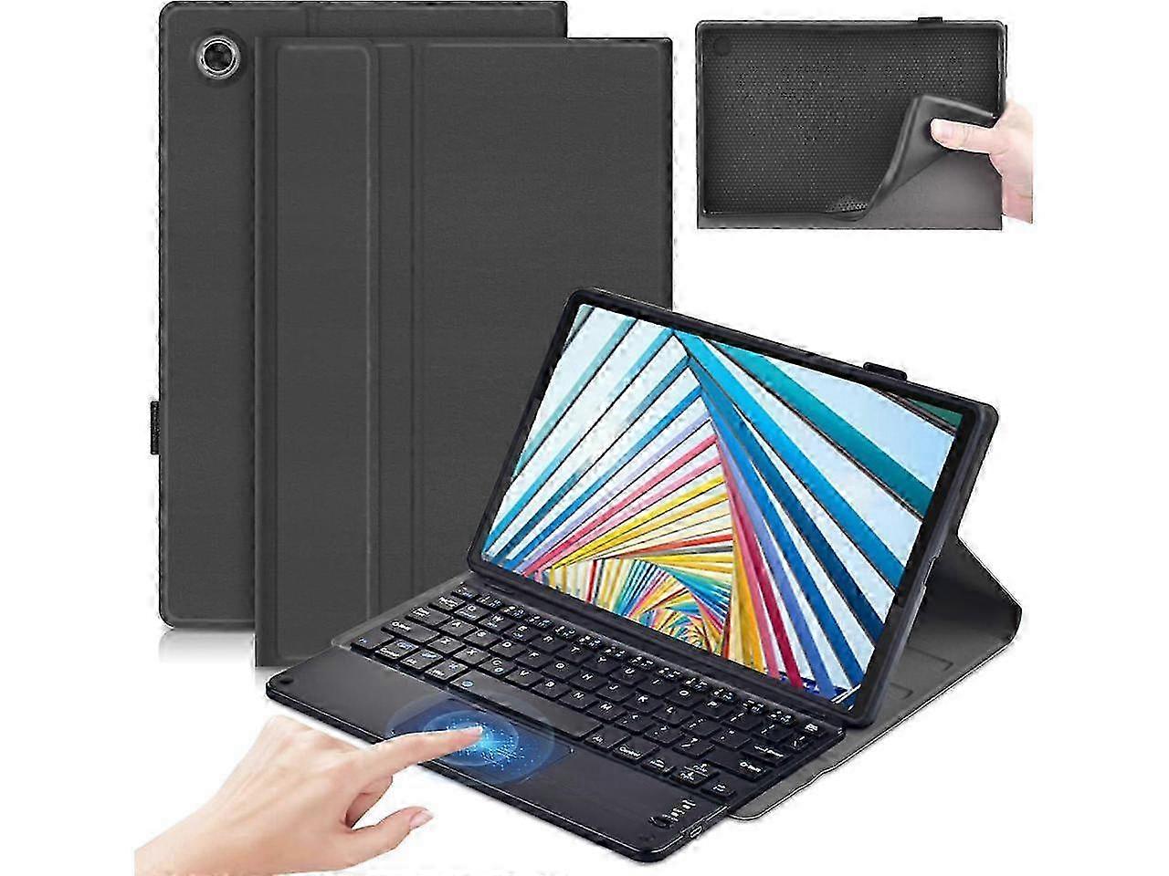 Touchpad Keyboard Case for Lenovo Tab M10 Plus 10.6 inch 3rd Generation 2022 (Model TB-125FU/TB-128FU/TB-128XU) Detachable Wireless Keyboard
