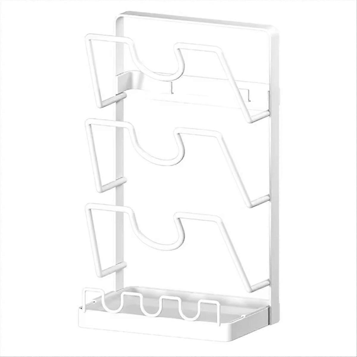 Multifunctional Kitchen Storage Rack - Wall-Mounted Pot Cover, Large