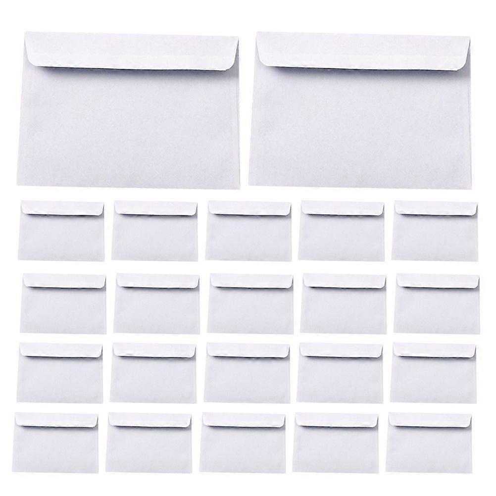 100pcs Self-Sealing White Envelopes For Business Documents Secure Mailers For Office Use And Privacy Protection Letter Sized Papers And Small Business