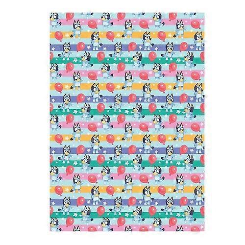 Bluey Balloon Gift Wrap Sheets