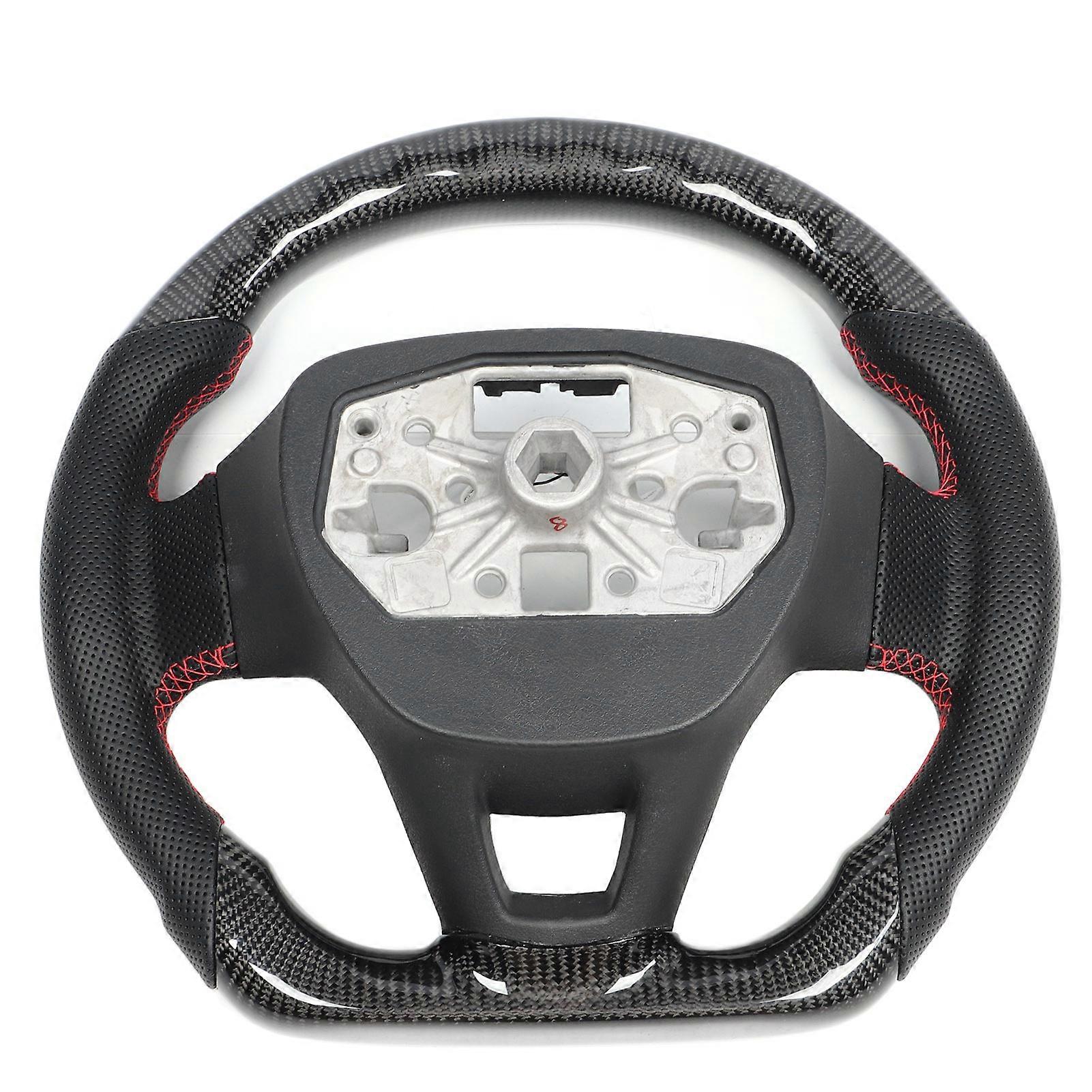 Carbon Fiber LED Display Shift Lights Steering Wheel Replacement For Transit Tourneo Custom 2017 to 2022